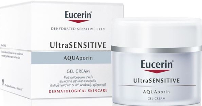 Eucerin Aquaporin Active Gel Cream 50ml.สำหรับผิวบอบบางแพ้ง่าย